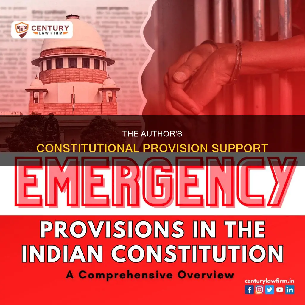 which constitutional provision would the author most likely support