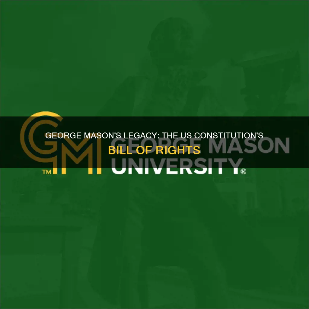 which contribution did george mason make to the us constitution
