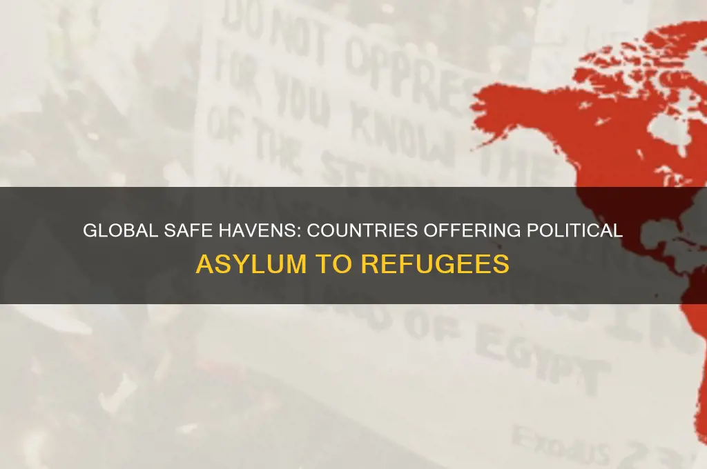 which countries gives political asylum