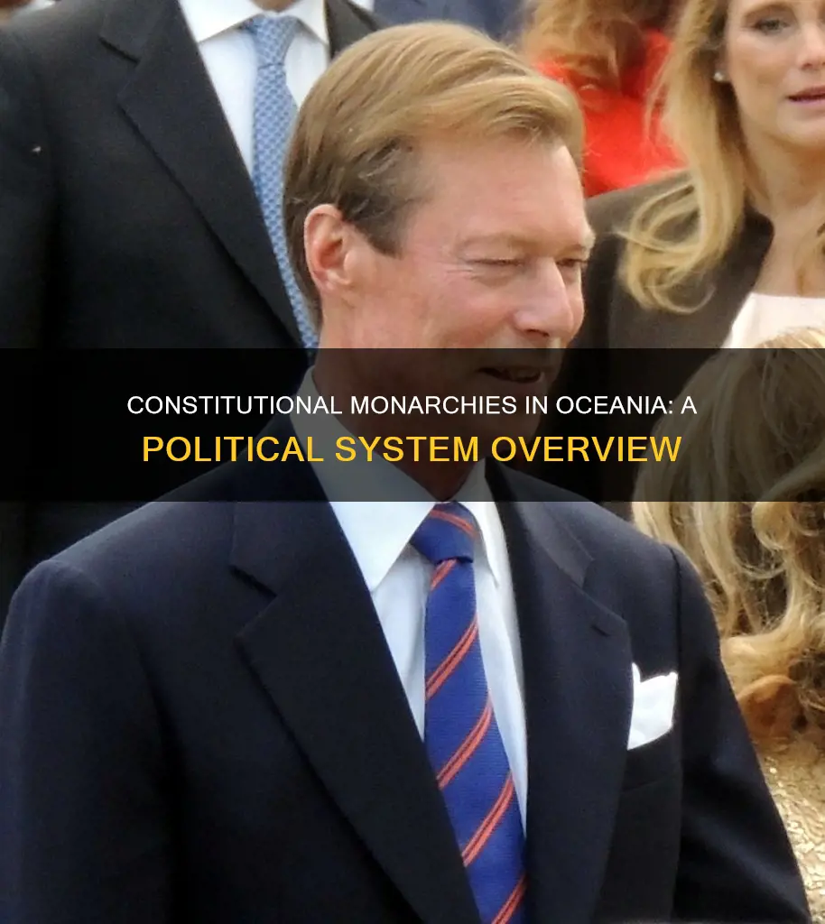 which countries use constitutional monarchy in oceania