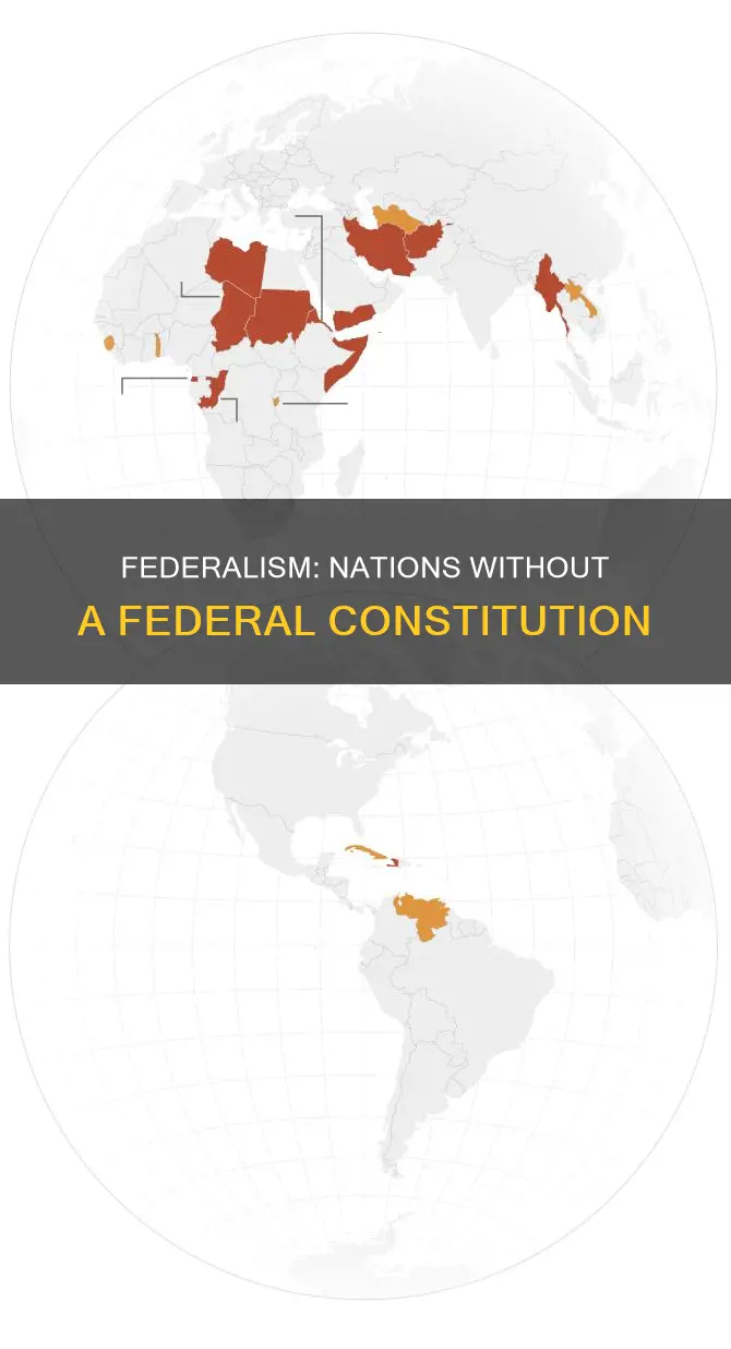 which country does not operate a federal constitution
