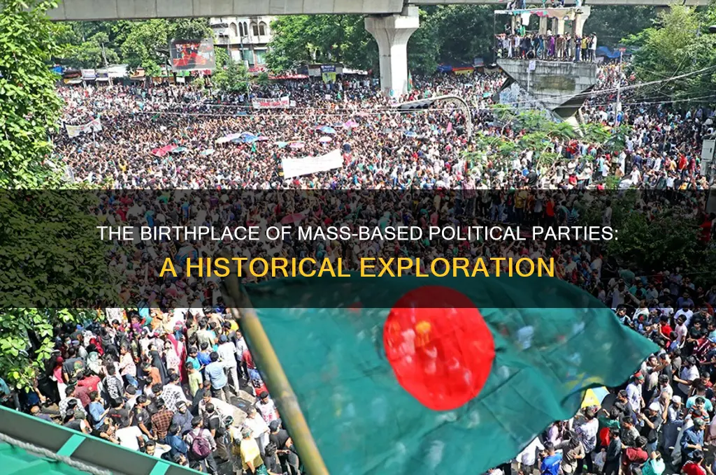 which country invented the mass-based political party