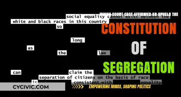 Court Case Upholds Segregation: A Constitutional Decision