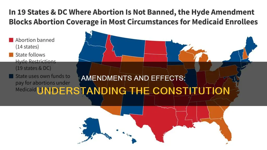 which diagram correctly matches the constitutional amendment to its effect
