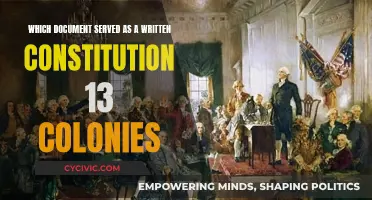 The Founding Document of the 13 Colonies Constitution