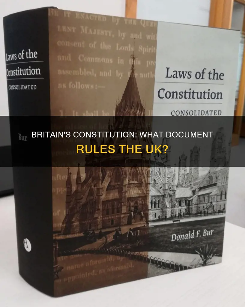 which document serves as the constitution for great britain