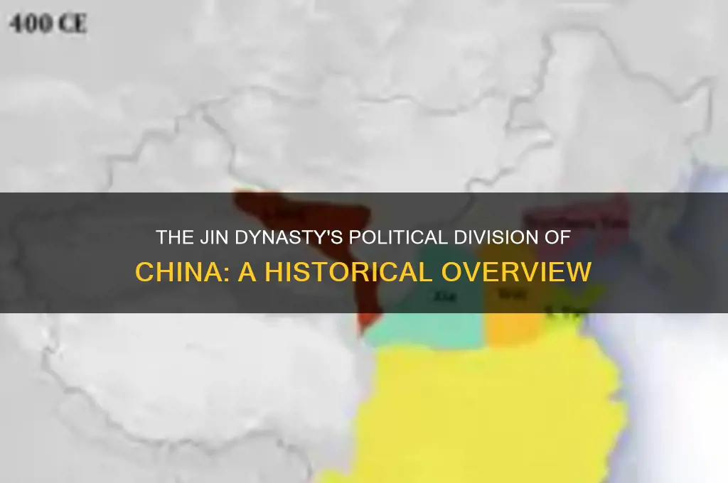 which dynasty politically divided china
