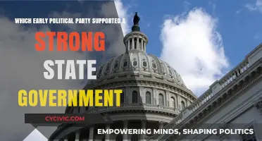 Early Political Parties: Who Championed Strong State Government?