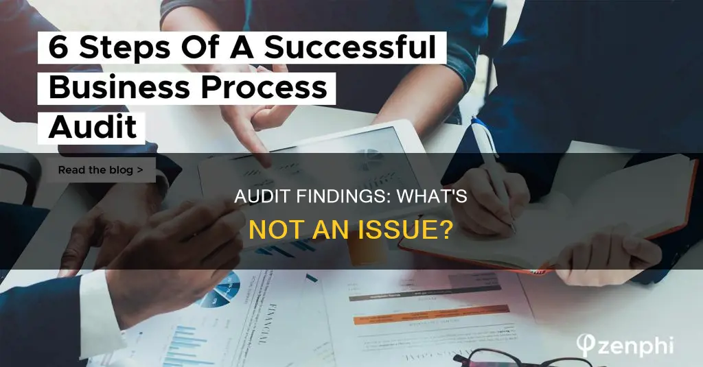 which element does not constitute an audit finding