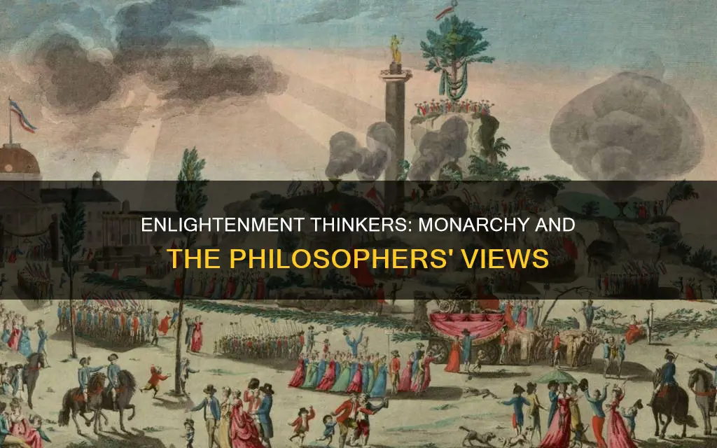 which enlightenment philosopher believed in a constitutional monarchy