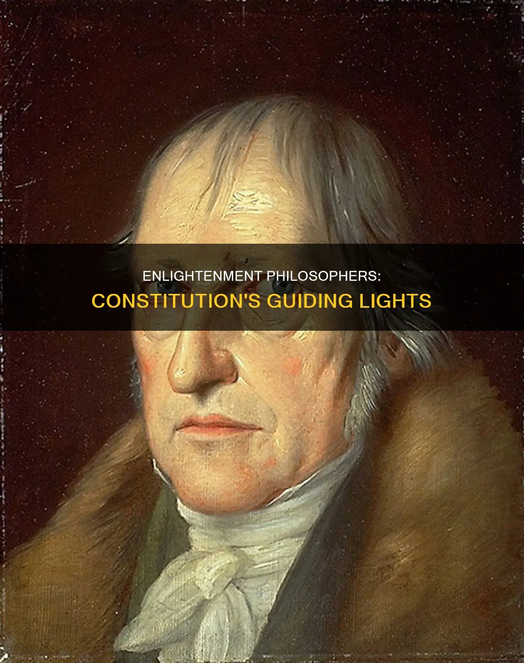 which enlightenment philosopher most directly influenced the constitution