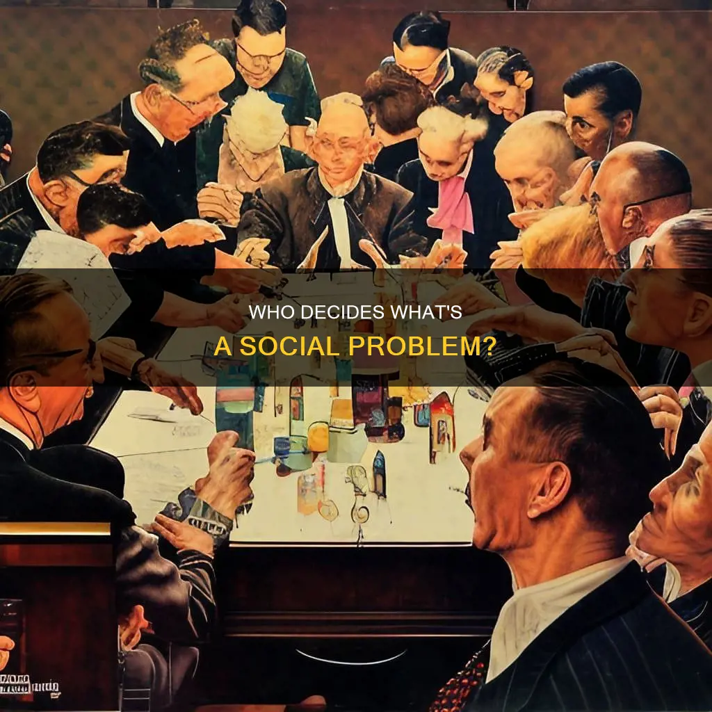 which entity determines what constitutes a social problem