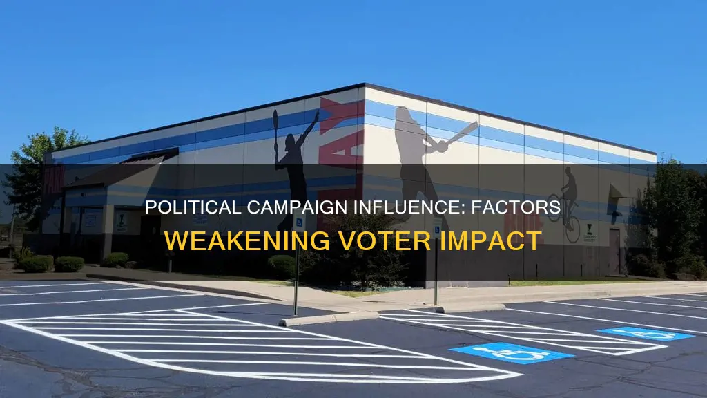 which factors weaken political campaigns effects on voters
