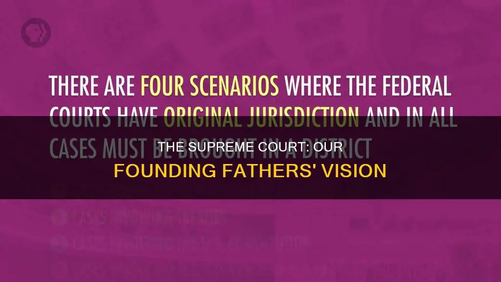 which federal courts is the only established by the constitution