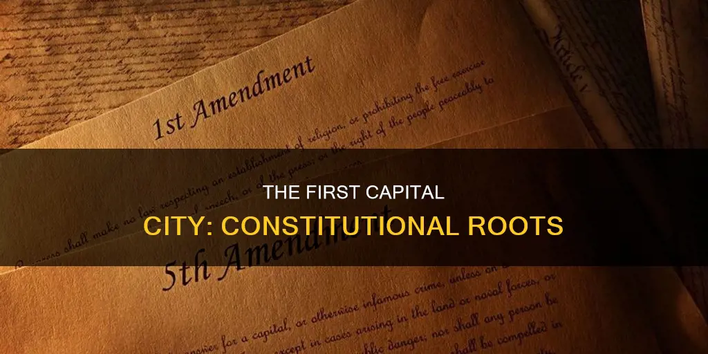 which first capital under constitution