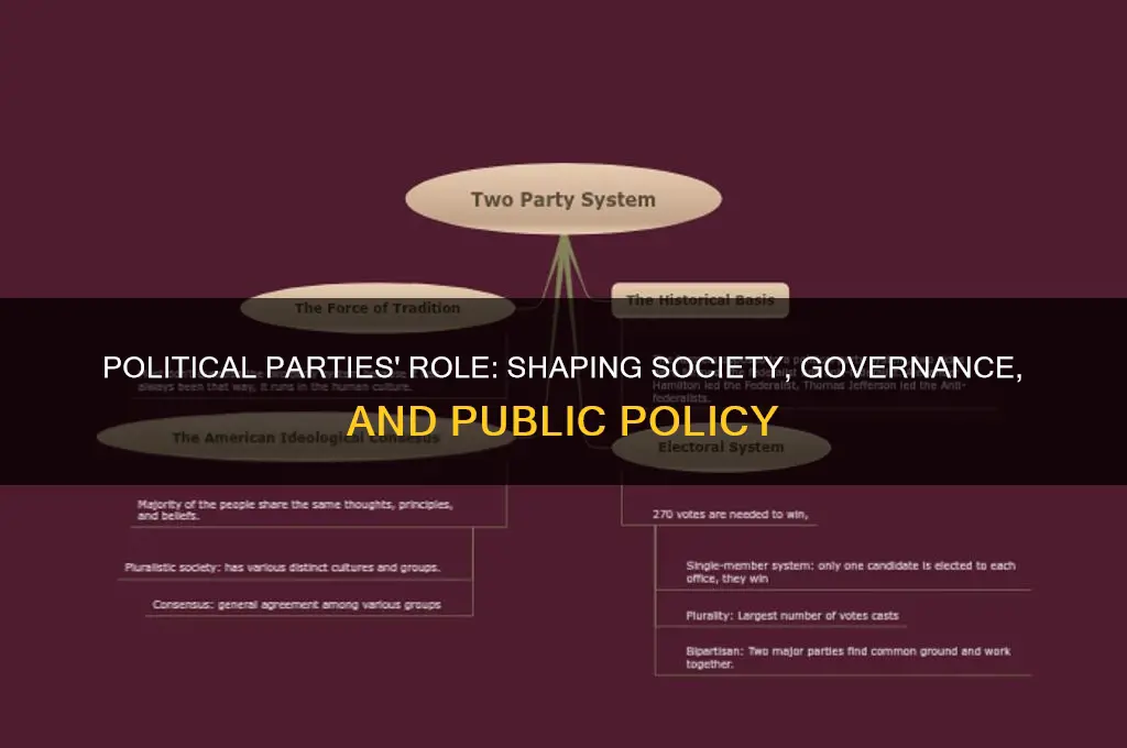 which function do political parties perform in society