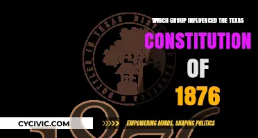 The Influence Behind the Texas Constitution of 1876
