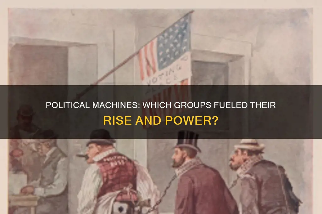 which group supported political machines