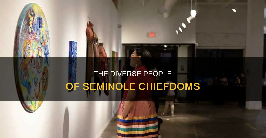 which groups of people constituted the seminole chiefdoms