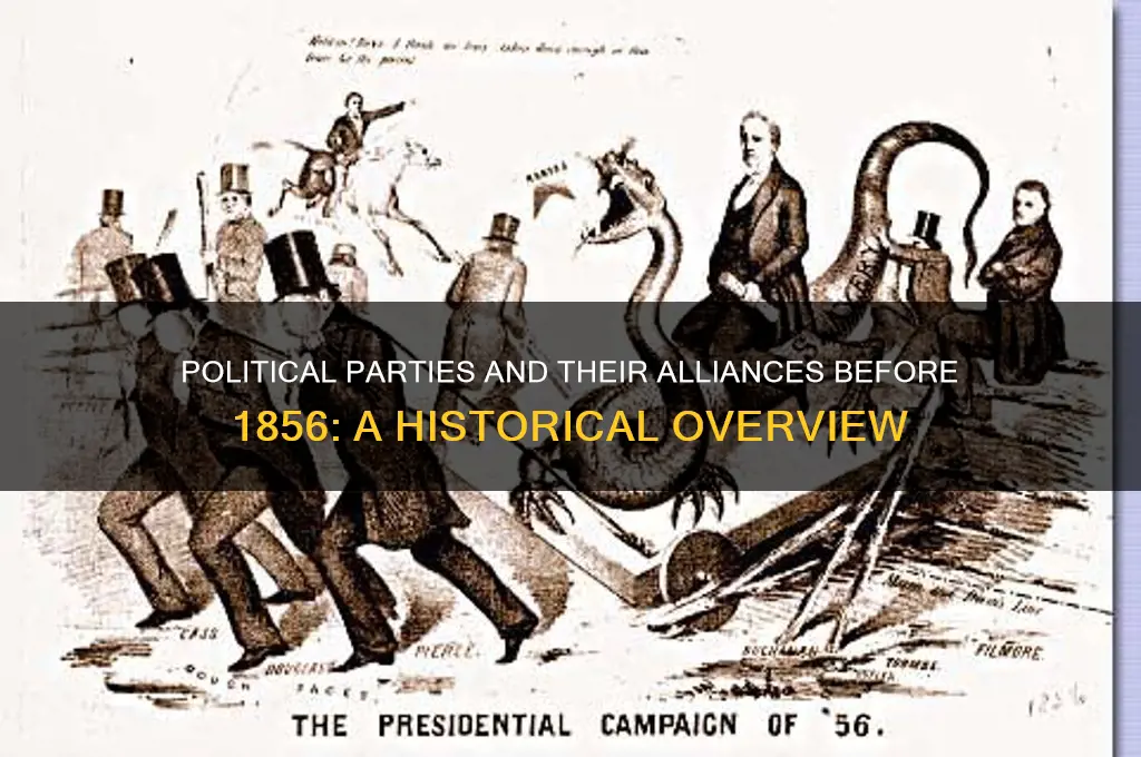 which groups were political parties up to 1856