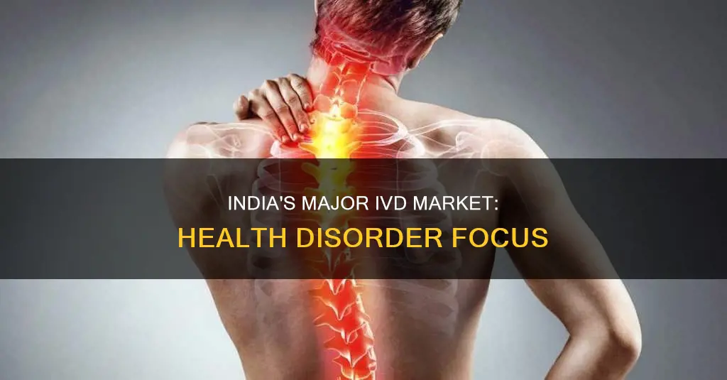 which health disorder constitutes the major ivd market in india