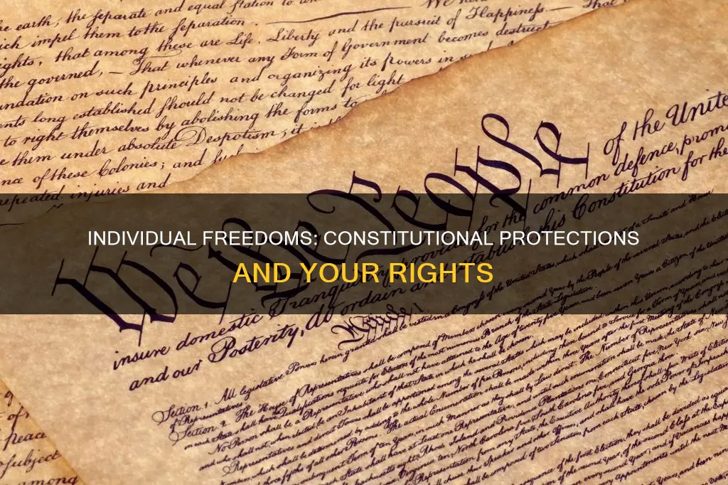 which individual freedom is protected under the constitution