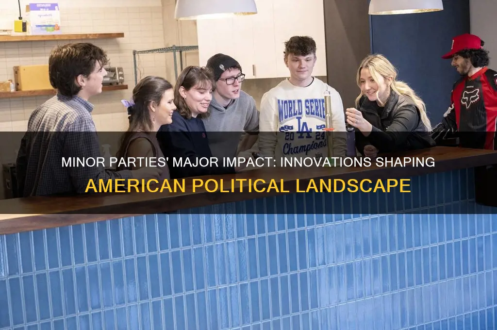 which innovation in american politics did a minor party introduce