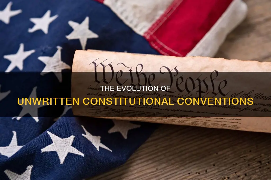 which intitiution developed outside the written constitution