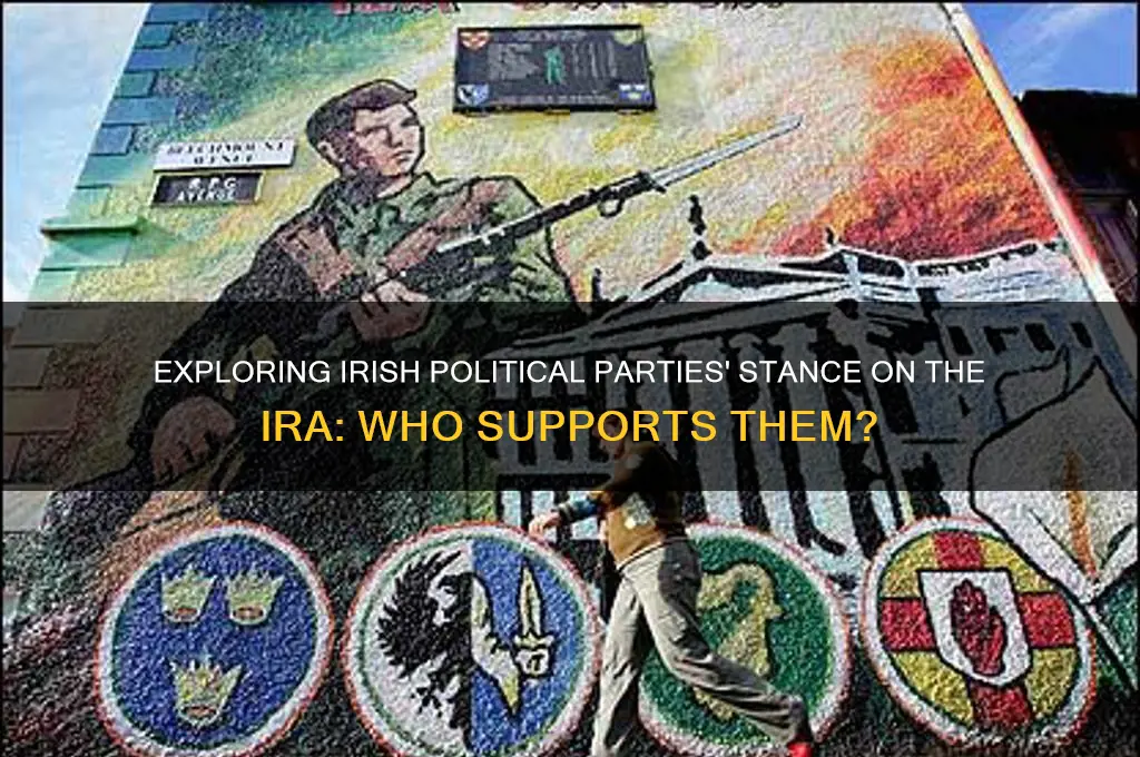 which irish political party supports the ira