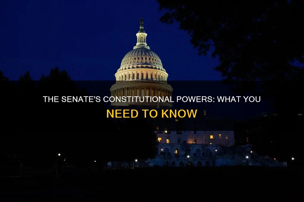 which is a constitutional power of the senate