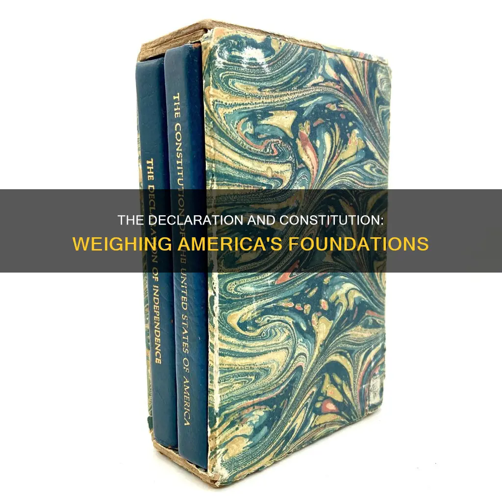 which is given more weight declaration of independence or constitution