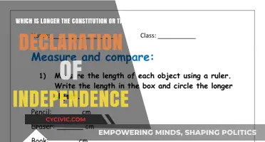 The Constitution vs. Declaration of Independence: Which is Longer?