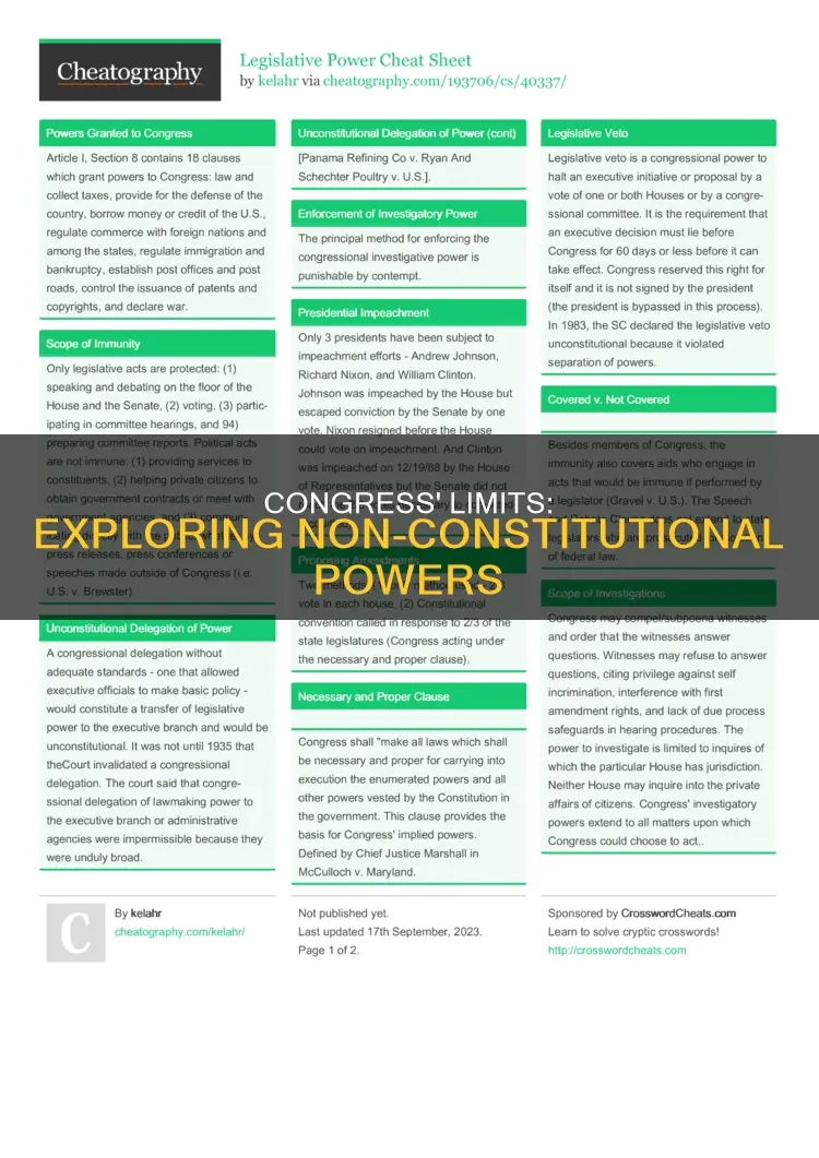 which is not a constitutional power of congress