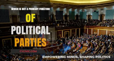 Beyond the Basics: What Political Parties Don't Primarily Do