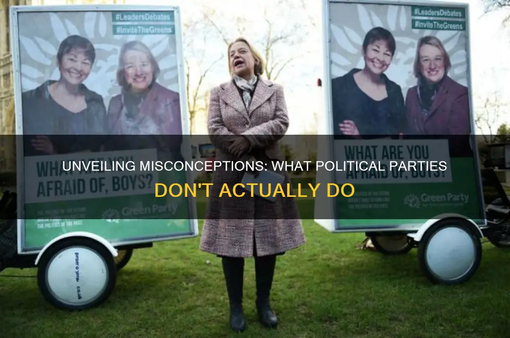 which is not a role of political parties