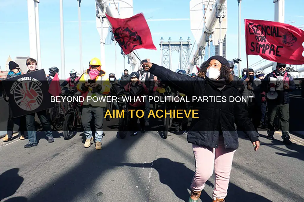 which is not the aim of a political party