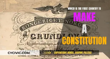 The First Country to Draft a Constitution