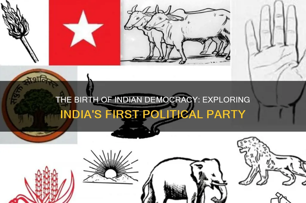 which is the first political party of india