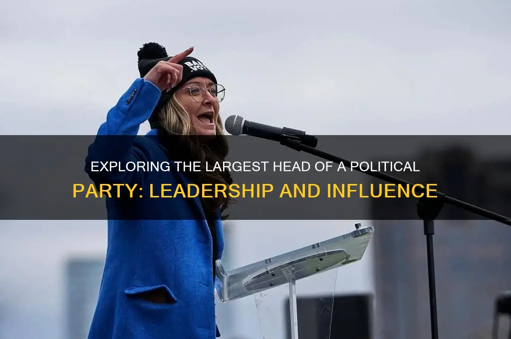 which is the largest head of the political party