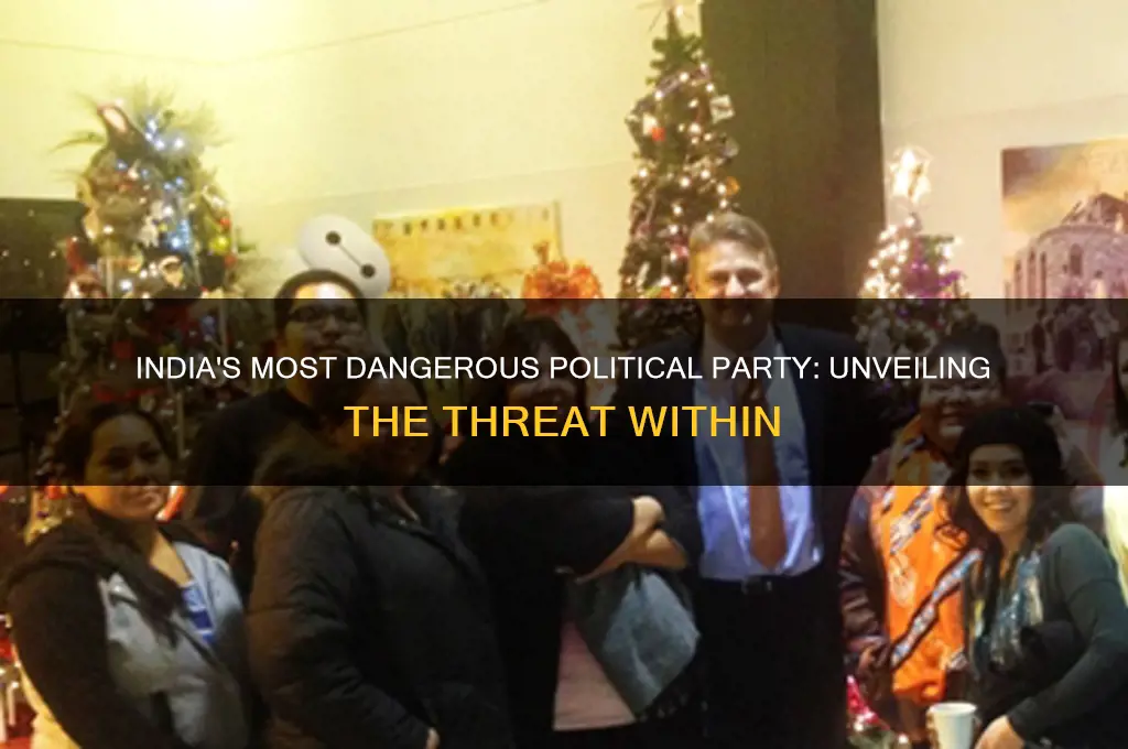 which is the most dangerous political party in india