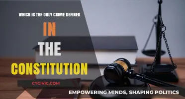 The Constitution's Singularly Defined Crime