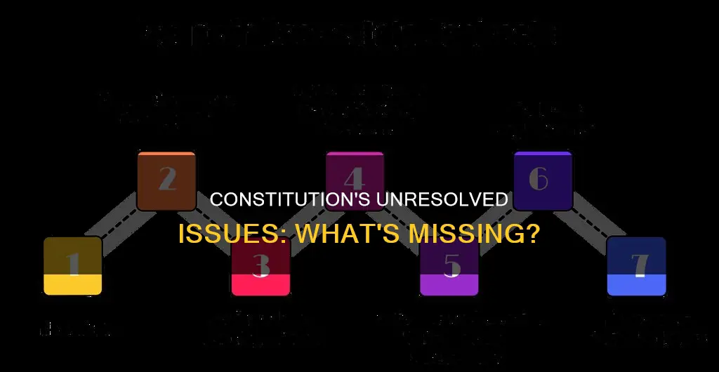 which issue was not resolved by the constitution