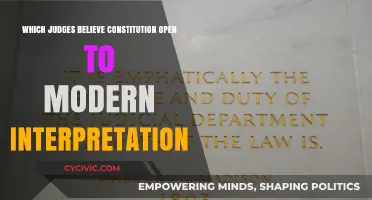 Judges' Modern Interpretations of the Constitution