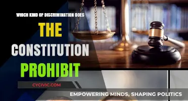 Constitution and Discrimination: What's Prohibited?