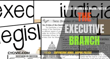 Executive Branch: Understanding Its Major Components