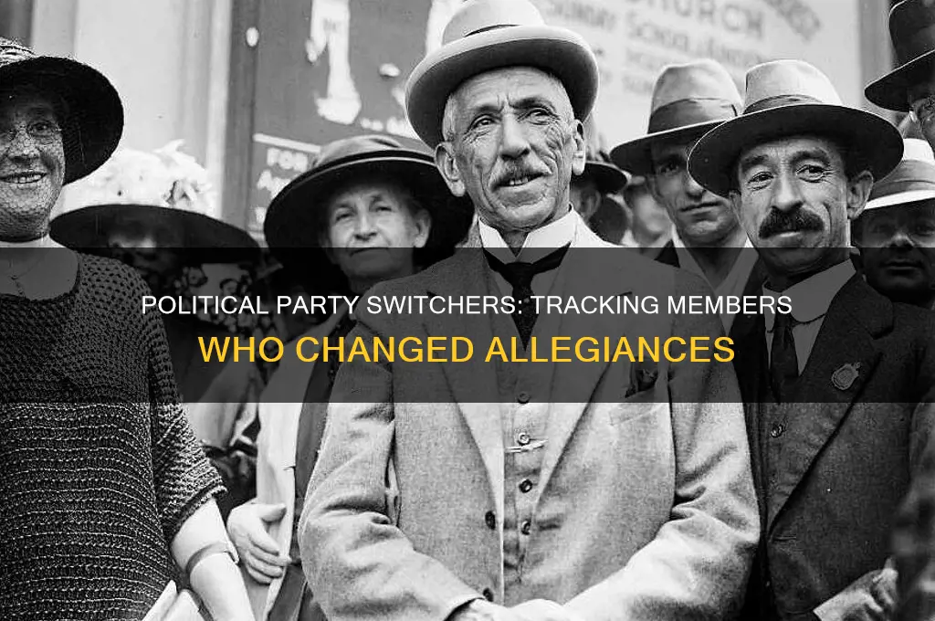 which members have switched political parties