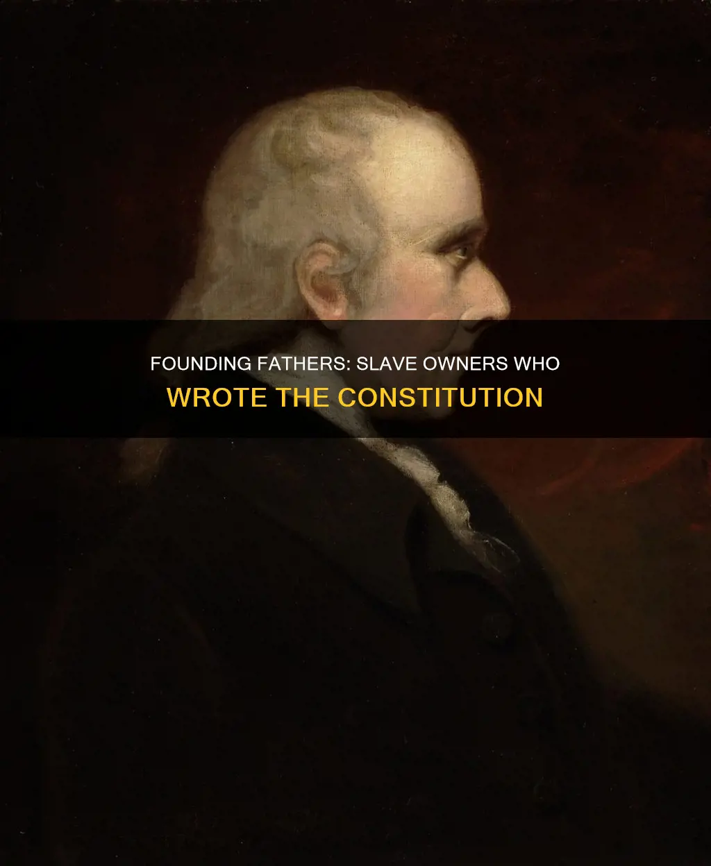 which men who wrote the us constitution owned slaves