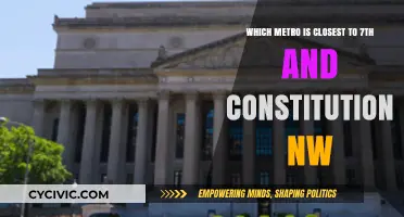 Closest Metro to 7th and Constitution NW