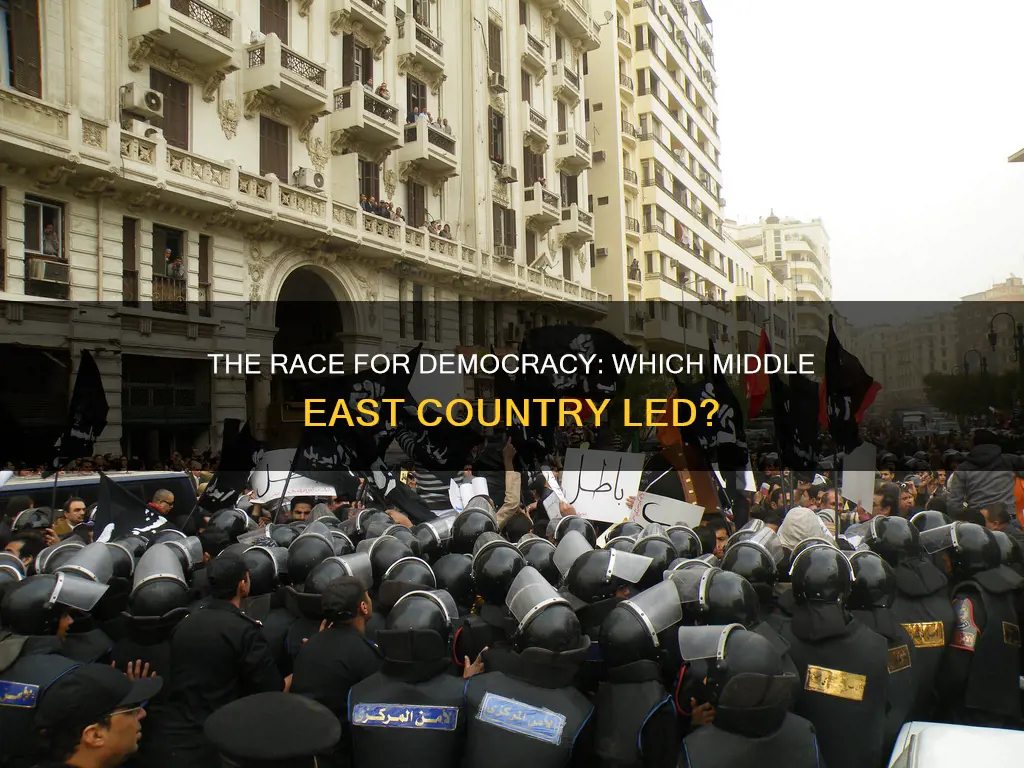 which middle east country was first to have constitution