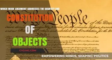 Exploring Object Quantity and Constitution in Mode Arguments